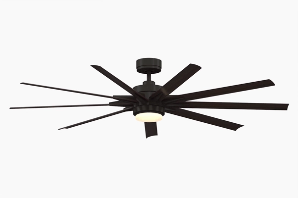 Fanimation Odyn 64" DC Indoor/Outdoor Mix & Match Ceiling Fan with 18W LED Light and Remote Control