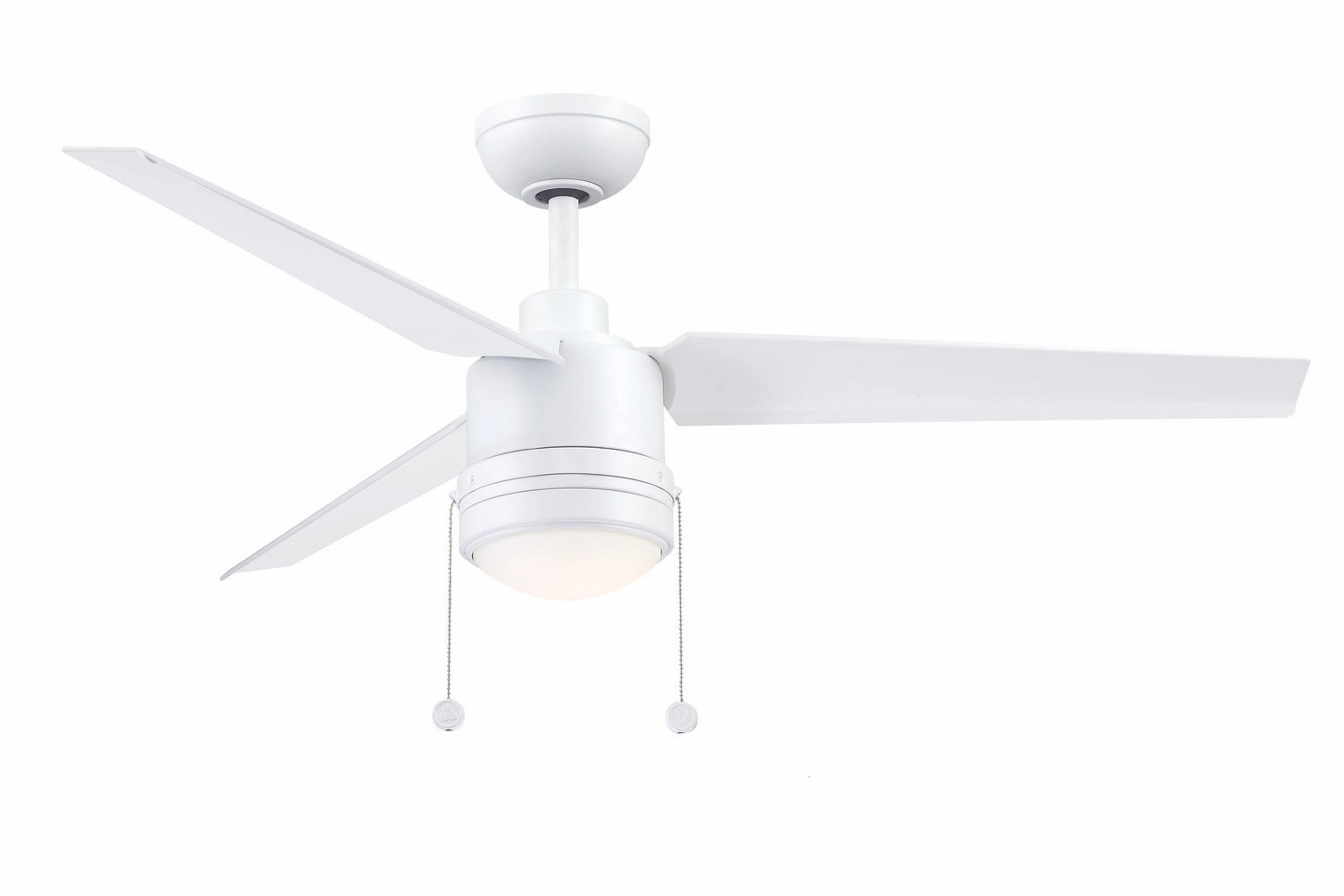 Fanimation PC/DC 52" Pull Chain Outdoor Ceiling Fan with 18W LED Light compact indoor fans for apartment use