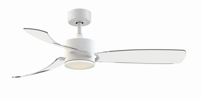 Fanimation SculptAire 52" Indoor//Outdoor Ceiling Fan with 18W LED Light and Remote Control outdoor fans store with multiple collections