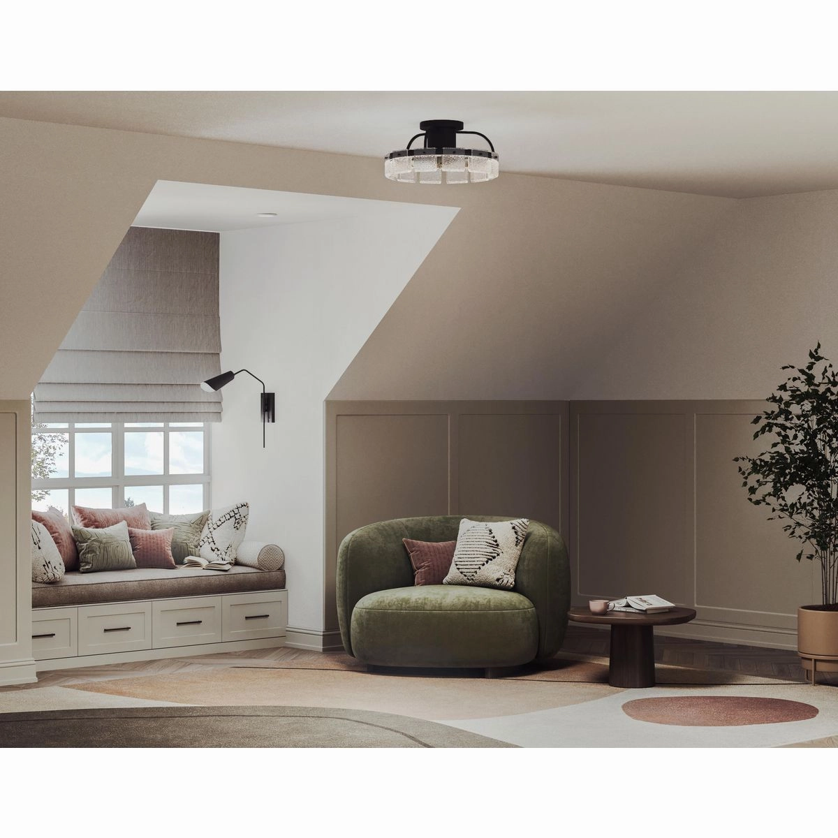 Fanin Ceiling Fan Matte Black