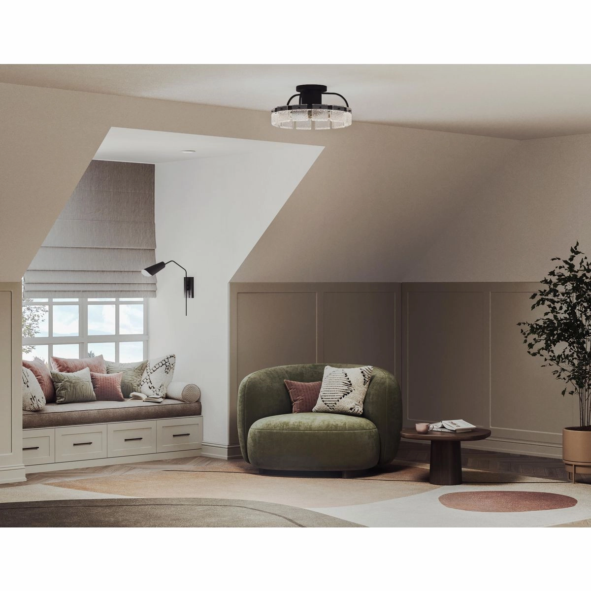 Fanin Ceiling Fan Matte Black