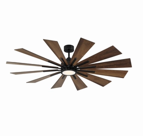 Farmhouse 60" Ceiling Fan Matte Black whisper-quiet fans for bedrooms and offices