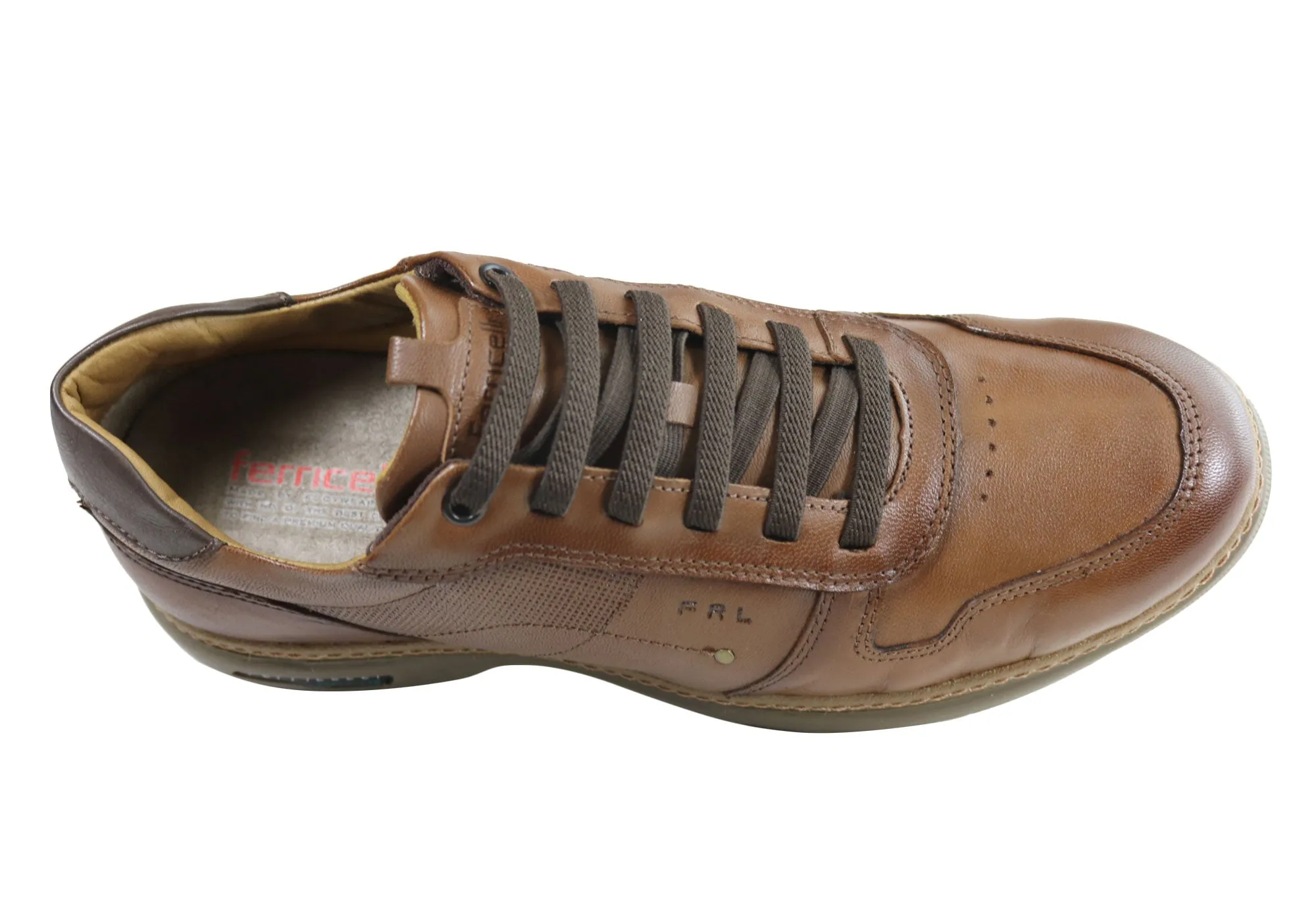 Ferricelli Cole Mens Leather Slip On Casual Shoes Made In Brazil Ferricelli Shoes