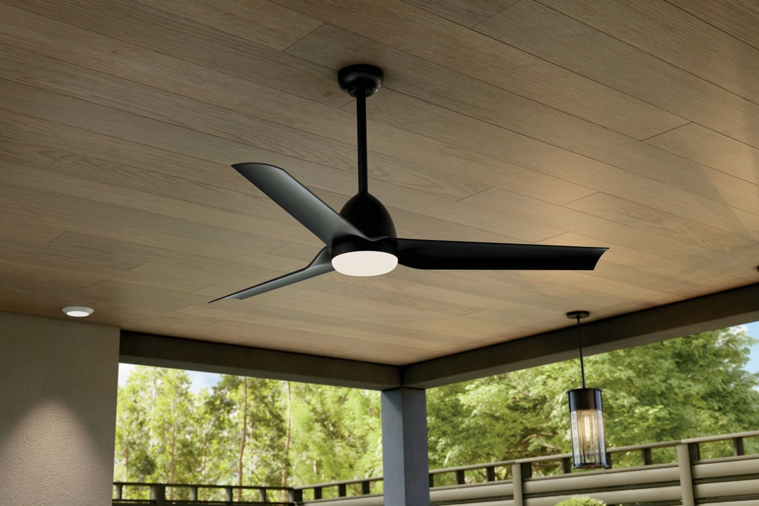Fit 54"Ceiling Fan Satin Black