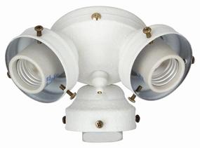 Fitter LED Fitter White adjustable fans for targeted cooling