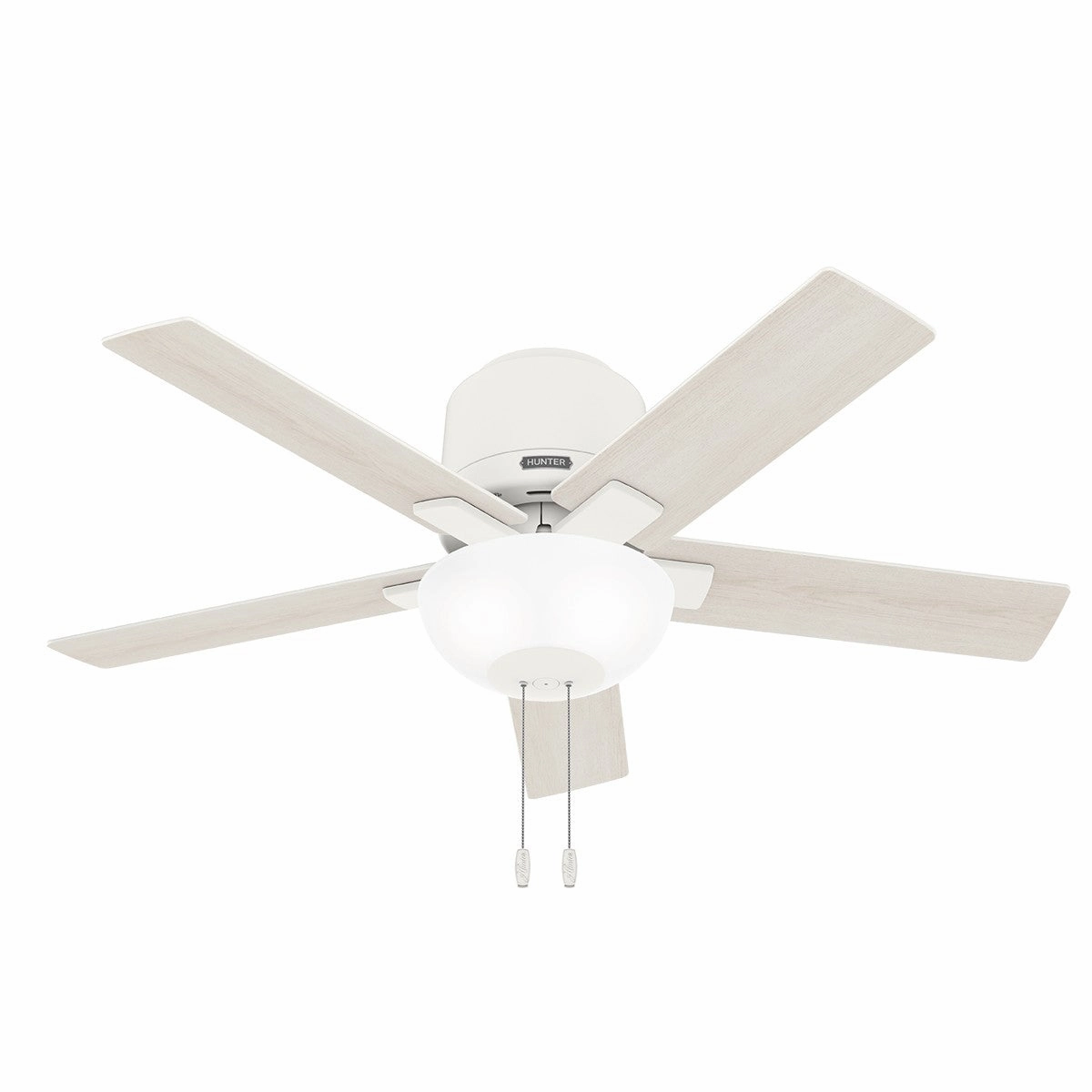 Fitzgerald 44"Ceiling Fan Matte White small electric fans for personal cooling