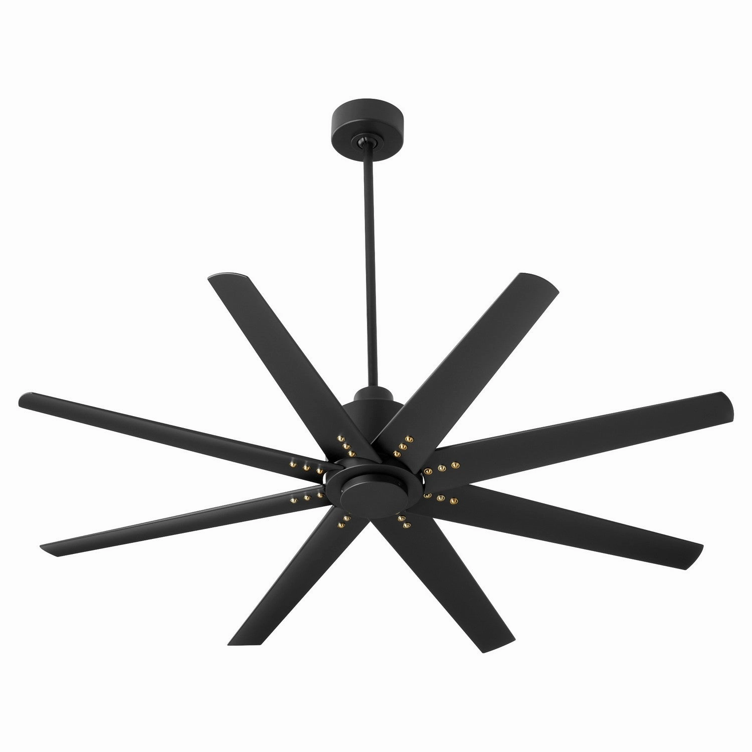 Fleet 56"Ceiling Fan Black W/ Black Blades