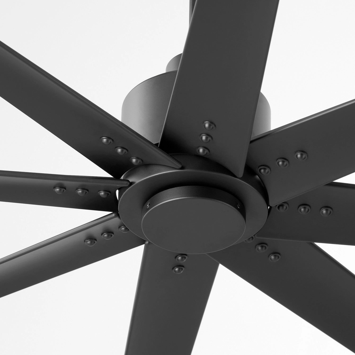 Fleet 56"Ceiling Fan Black W/ Black Blades