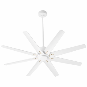 Fleet 56"Ceiling Fan White low-noise fans for peaceful environments