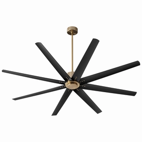Fleet 72"Ceiling Fan Aged Brass stylish medium fans for contemporary homes