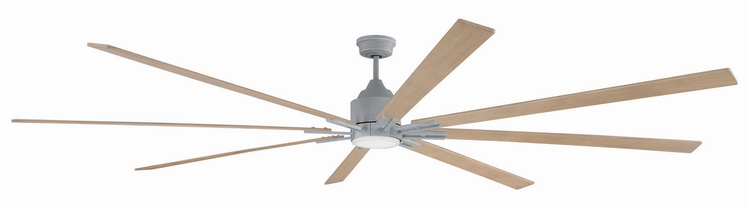Fleming 100 100"Ceiling Fan Aged Galvanized large electric fans for spacious rooms