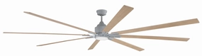 Fleming 100 100"Ceiling Fan Aged Galvanized large electric fans for spacious rooms