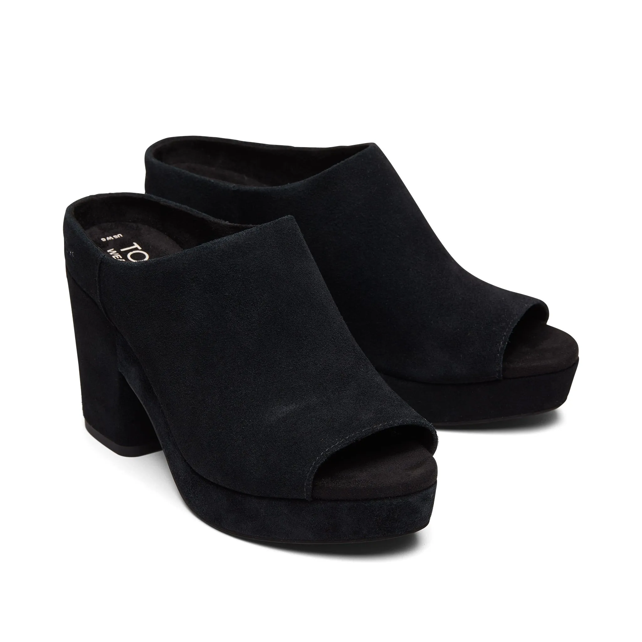 Florence Black Suede Sandal