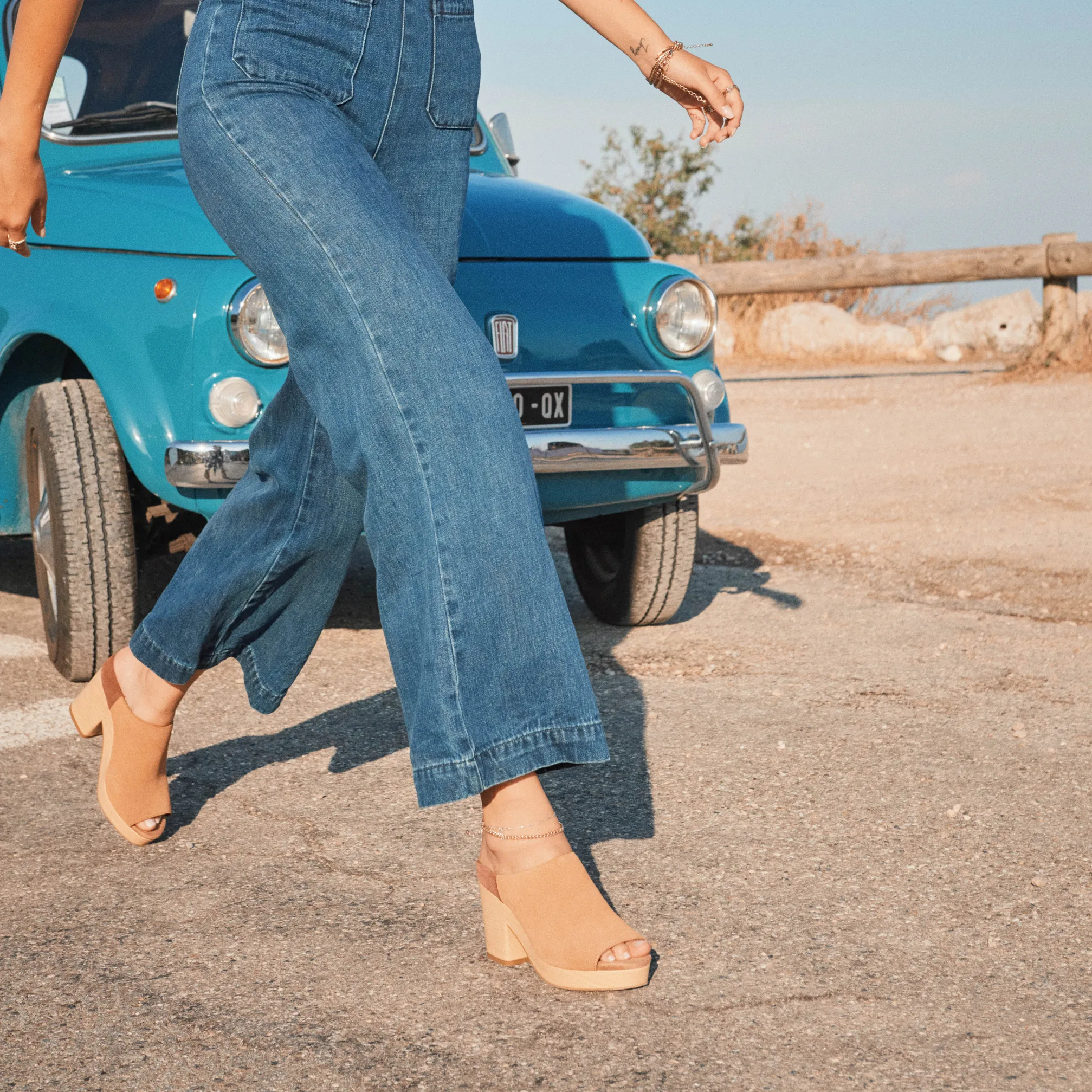 Florence Brown Sugar Suede Sandal