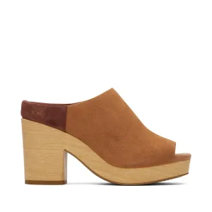 Florence Brown Sugar Suede Sandal