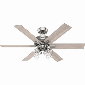 Fonthill 52"Ceiling Fan Brushed Nickel cool breeze fans for quiet operation