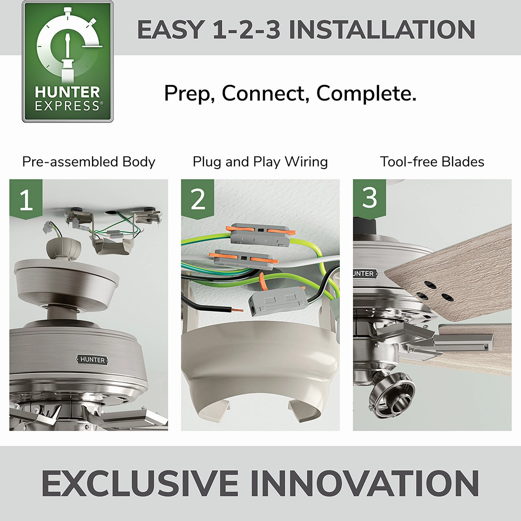 Fonthill 52"Ceiling Fan Brushed Nickel