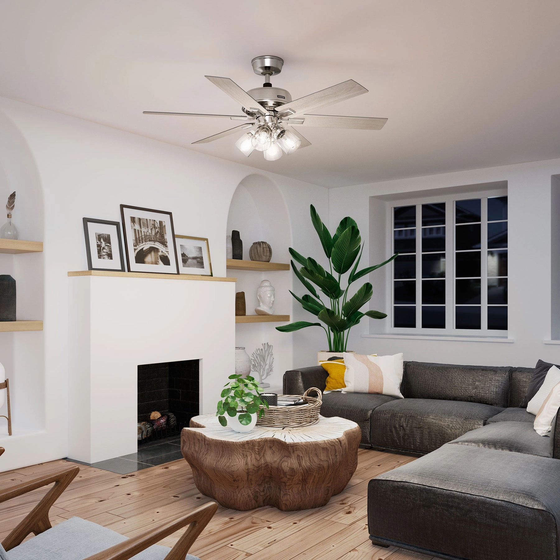 Fonthill 52"Ceiling Fan Brushed Nickel