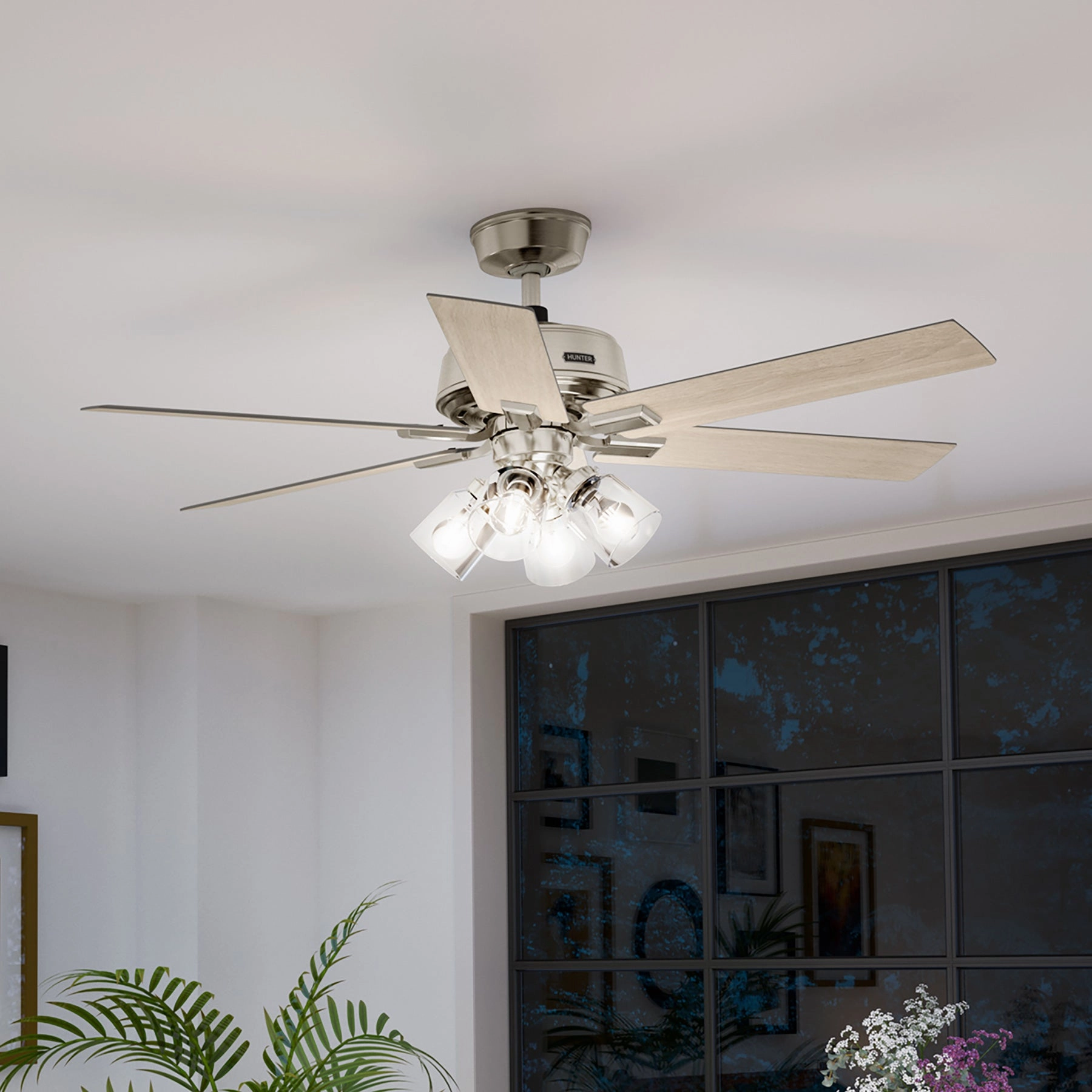 Fonthill 52"Ceiling Fan Brushed Nickel