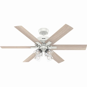 Fonthill 52"Ceiling Fan Fresh White low-noise fans for peaceful environments