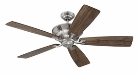Forum 52"Ceiling Fan Brushed Polished Nickel medium electric fans for multi-room use