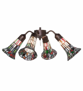 Four Light Fan Light compact electric fans for small spaces