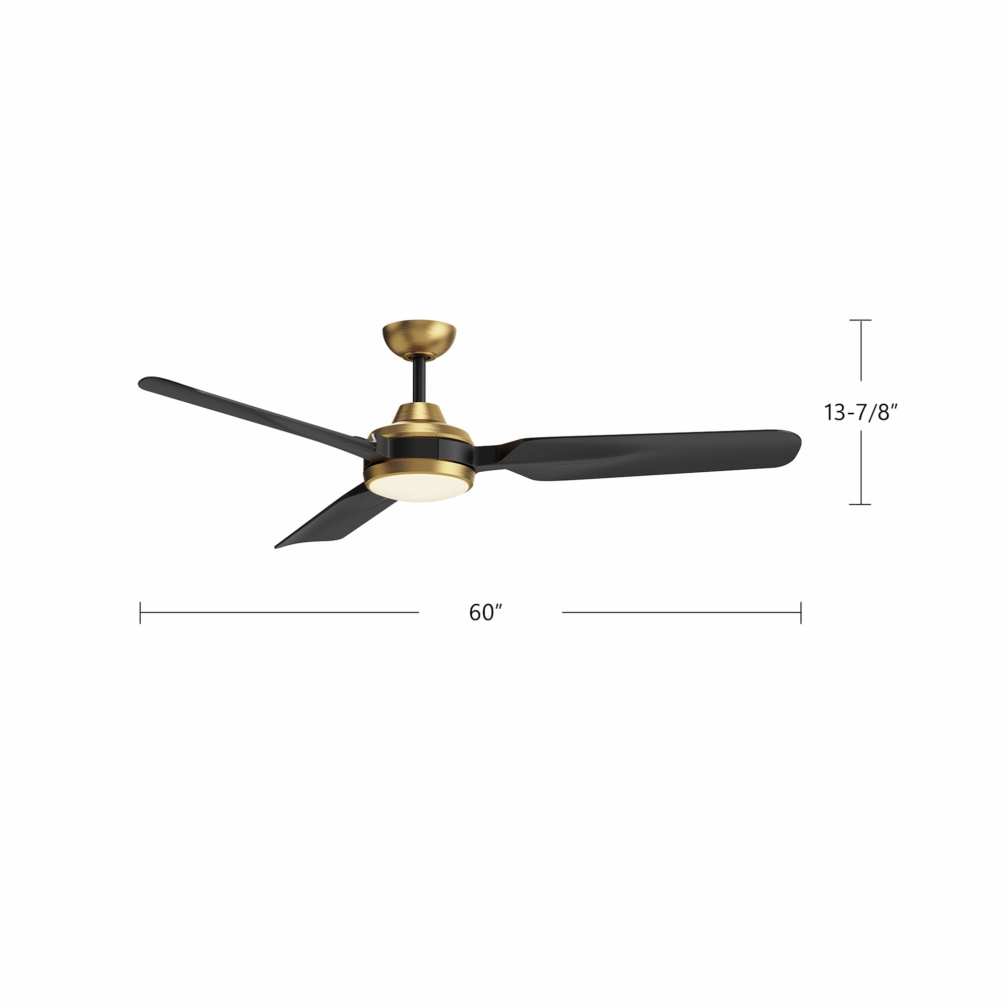 Fremont 60" Ceiling Fan Brushed Nickel