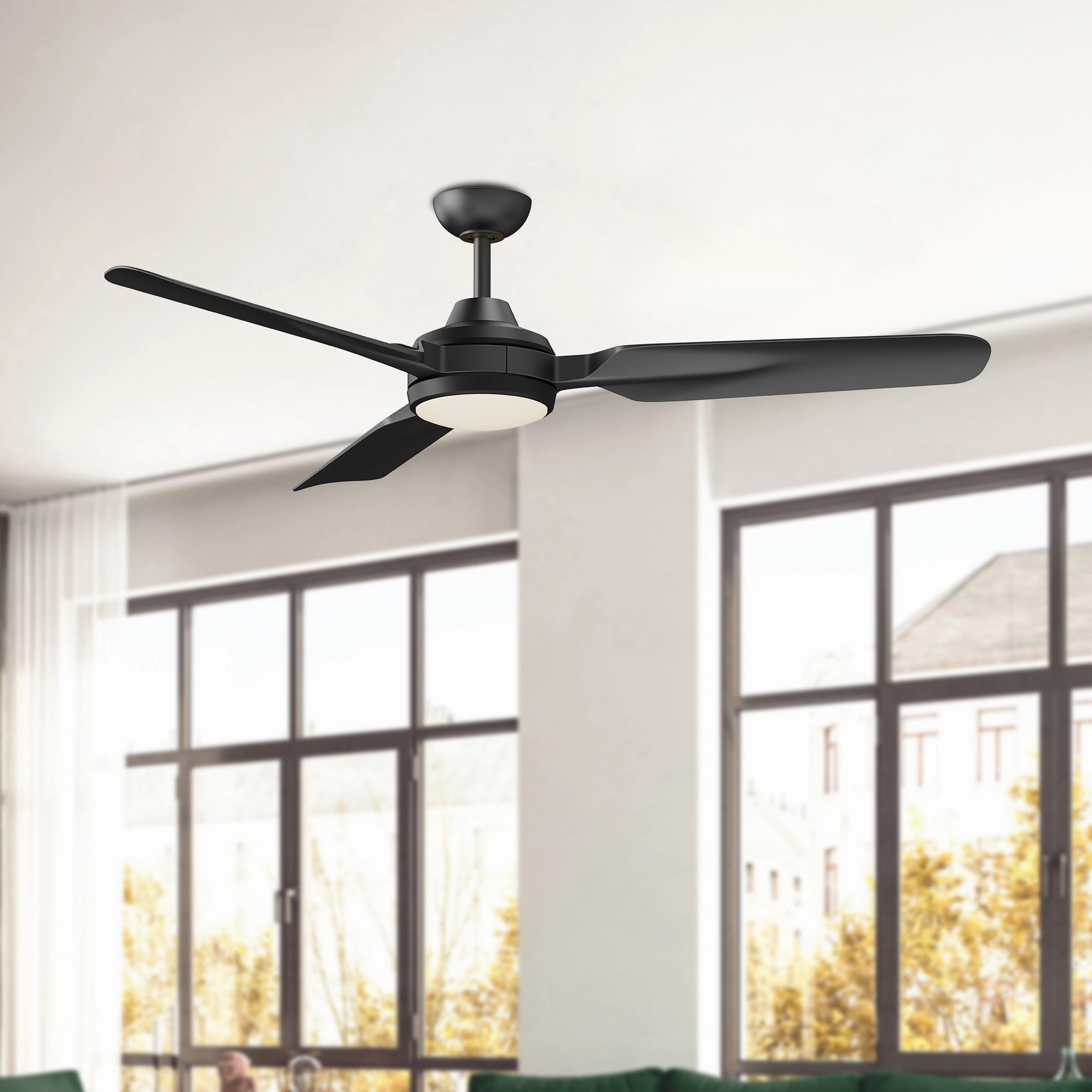 Fremont 60" Ceiling Fan Matte Black