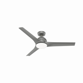 Gallegos 52"Ceiling Fan Matte Silver home cooling fans in medium size