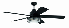 Garrick Indoor/Outdoor 56"Ceiling Fan Flat Black outdoor exterior fans for patio cooling