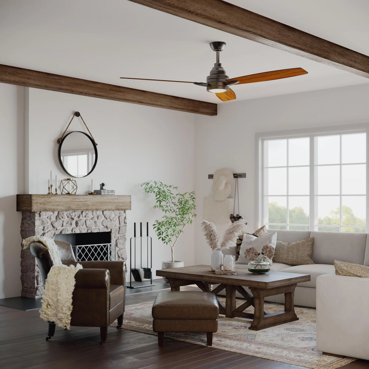 Gaze 60" Ceiling Fan Antique Bronze