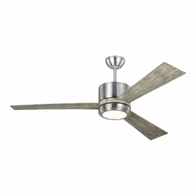 Generation Lighting 52" Vision Ceiling Fan with 20W LED and Wall Mount Remote adjustable indoor fans for cool airflow