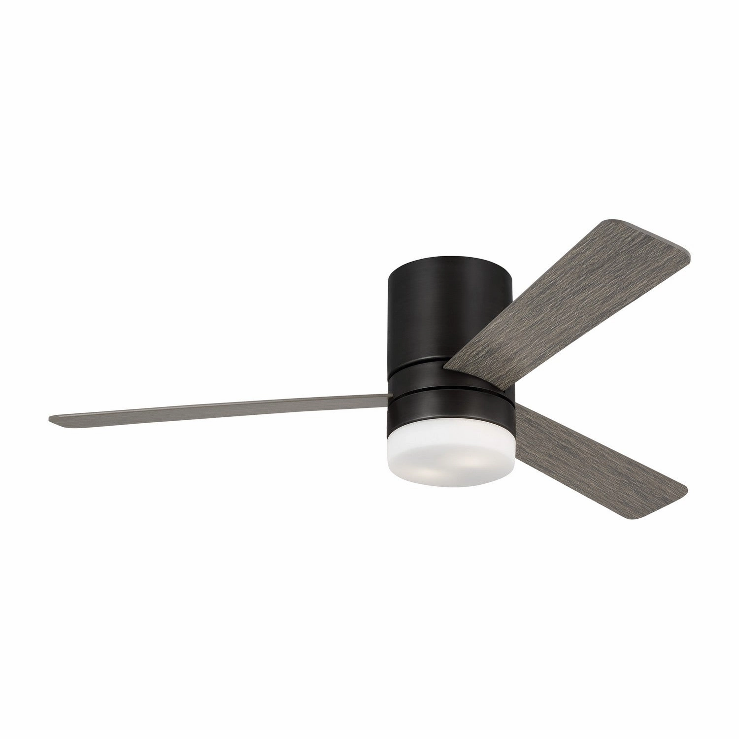 Generation Lighting Era Indoor/Outdoor Flushmount Ceiling Fan with LED and Wall Control low-profile ceiling fans with lights