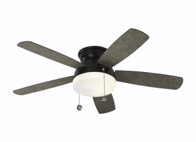 Generation Lighting Traverse | Indoor Ceiling Fan with 9W A19 automatic hand dryers for bathroom use