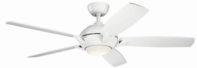 Geno 54"Ceiling Fan Matte White affordable cooling fans for summer