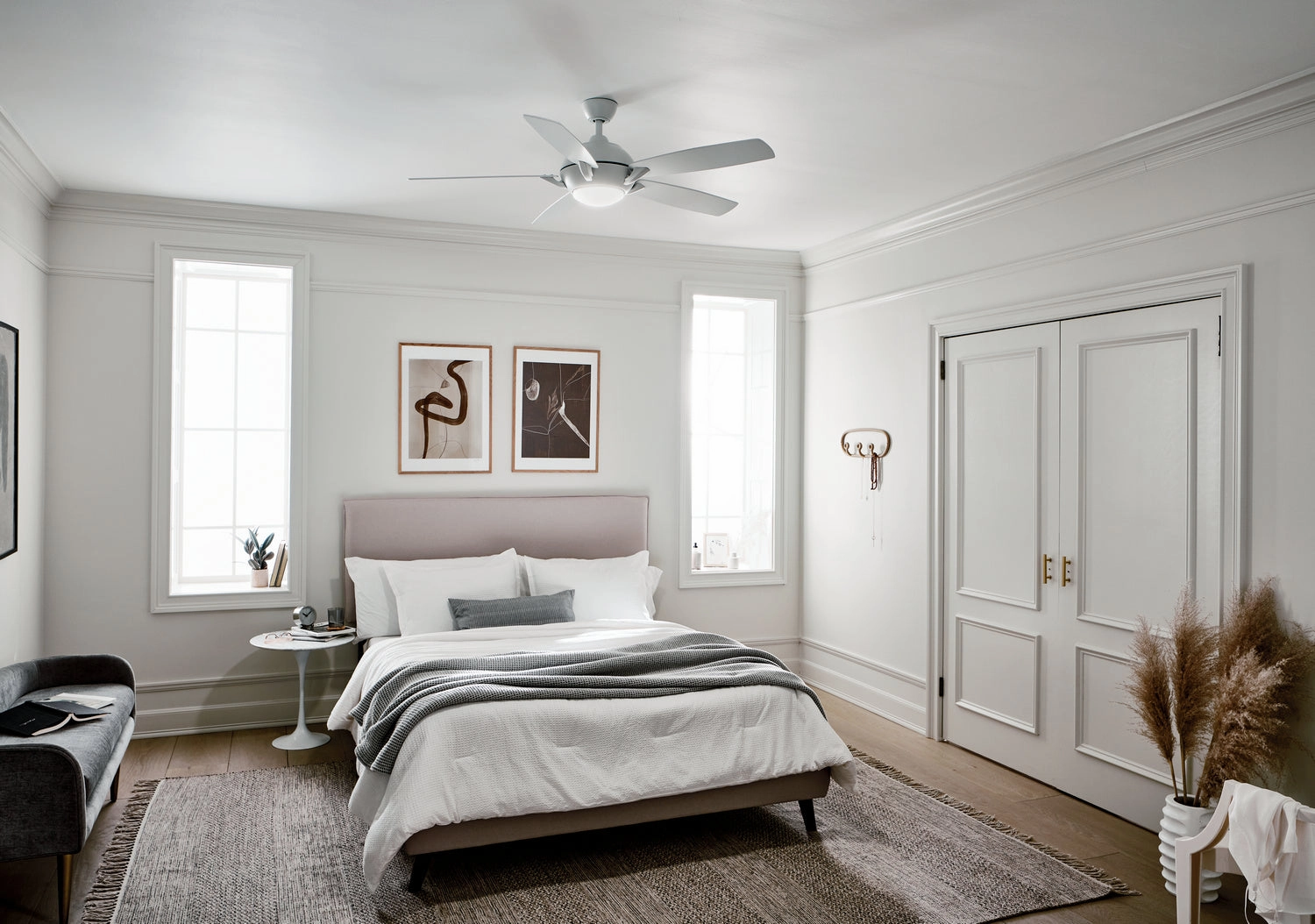 Geno 54"Ceiling Fan Matte White