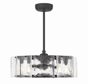 Genry LED Fan D'Lier Matte Black low-noise fans for peaceful environments