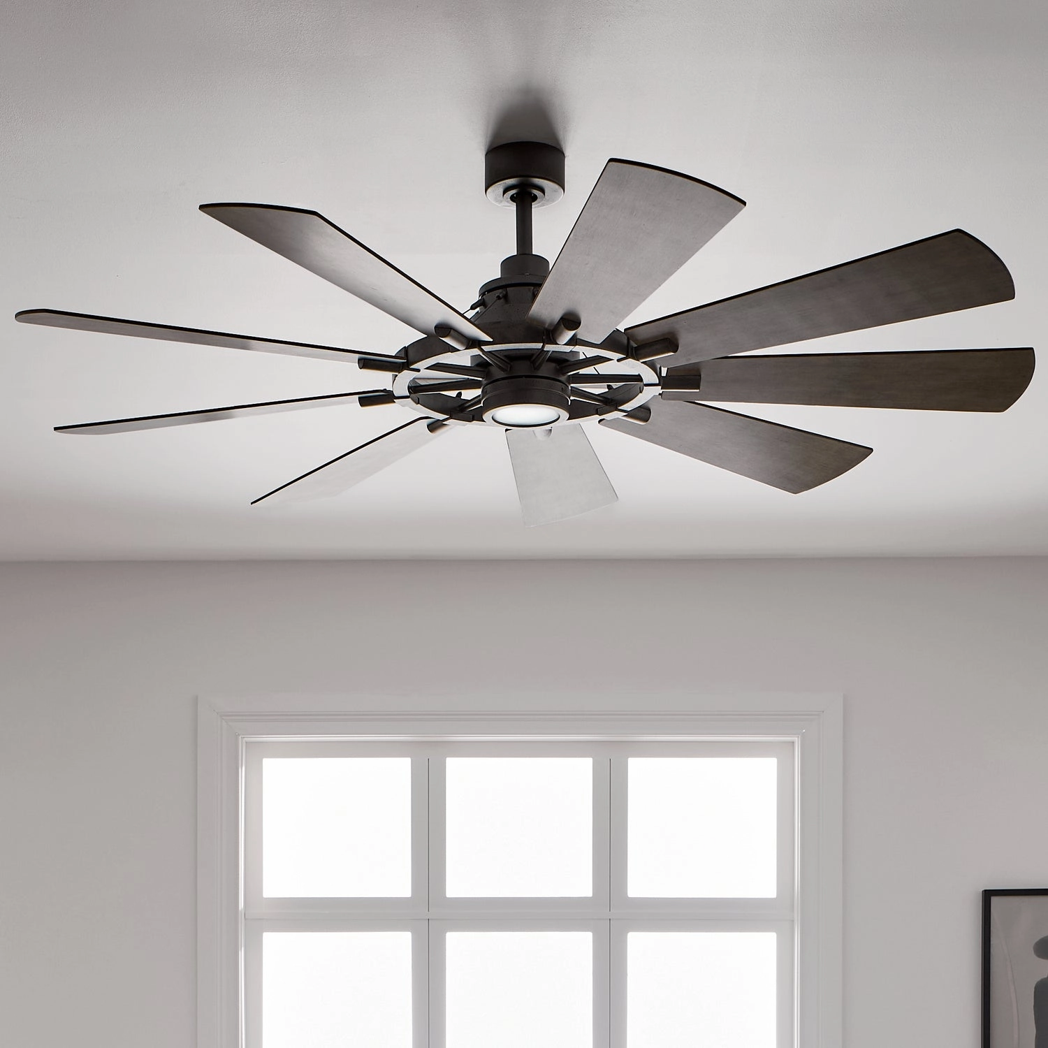 Gentry 65"Ceiling Fan Anvil Iron