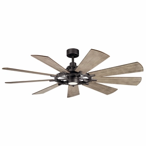 Gentry 65"Ceiling Fan Anvil Iron stylish medium fans for contemporary homes