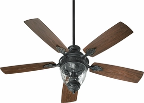 Georgia 52"Patio Fan Old World medium electric fans for multi-room use