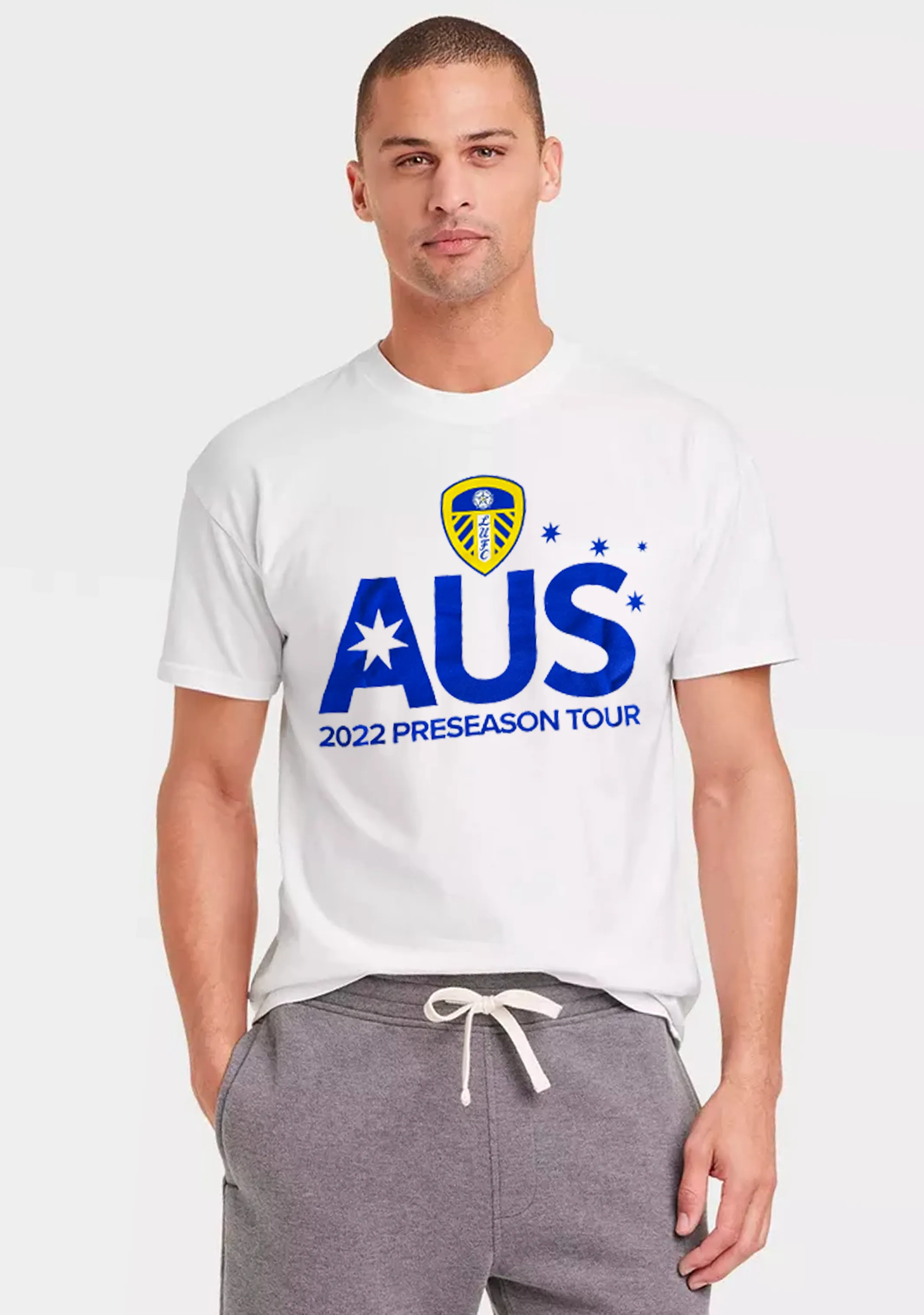 Gildan Adult Leeds United Supporter Tee White