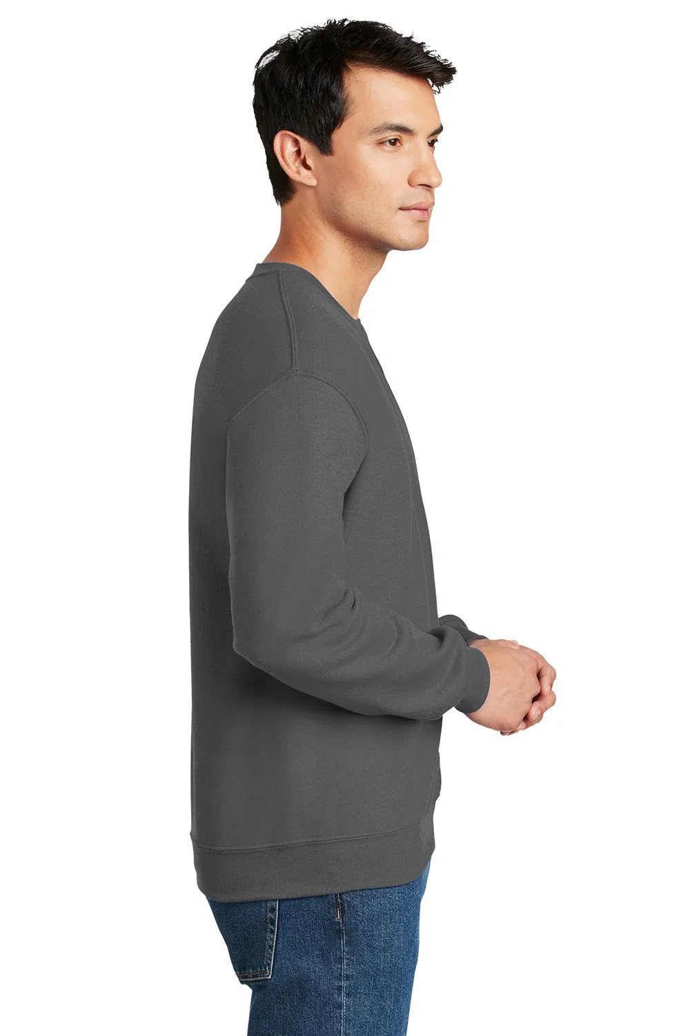 Gildan Mens DryBlend Moisture Wicking Fleece Crewneck Sweatshirt - Charcoal Grey  Affordable Clothing Gildan