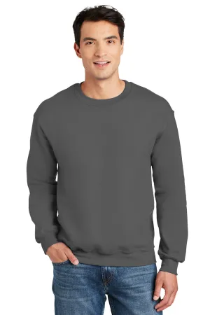 Gildan Mens DryBlend Moisture Wicking Fleece Crewneck Sweatshirt - Charcoal Grey  Affordable Clothing Gildan