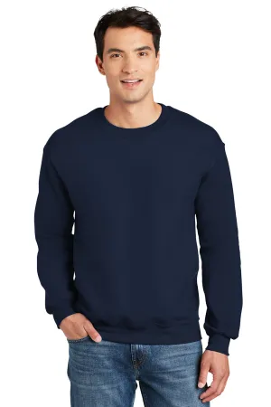 Gildan Mens DryBlend Moisture Wicking Fleece Crewneck Sweatshirt - Navy Blue  Affordable Clothing Gildan