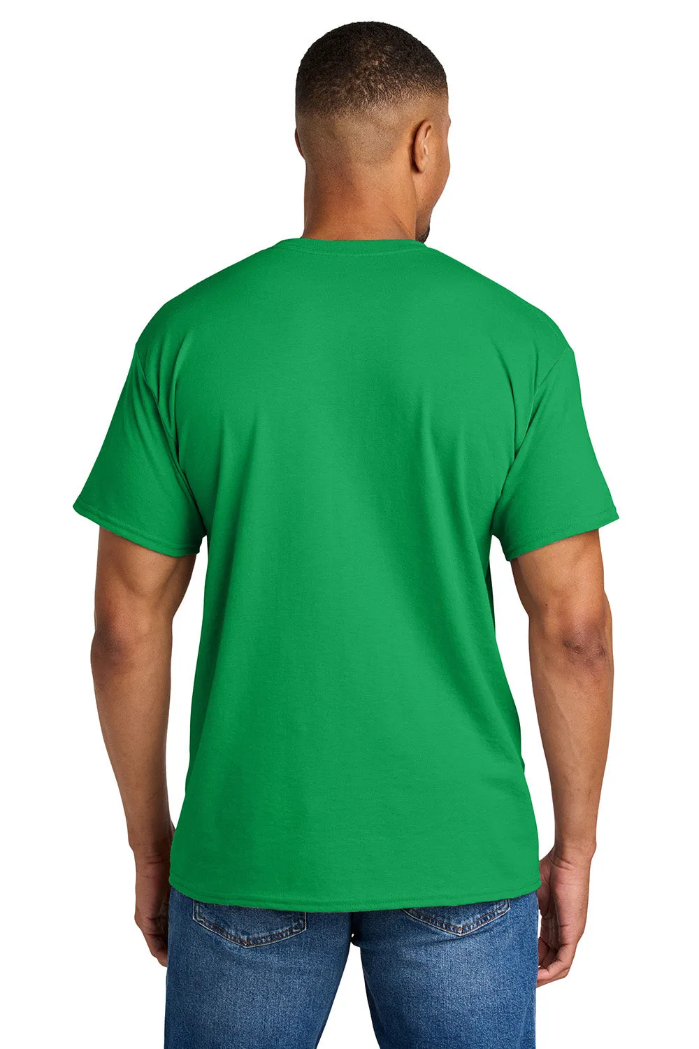 Gildan Mens DryBlend Moisture Wicking Short Sleeve Crewneck T-Shirt - Irish Green  Affordable Clothing Gildan