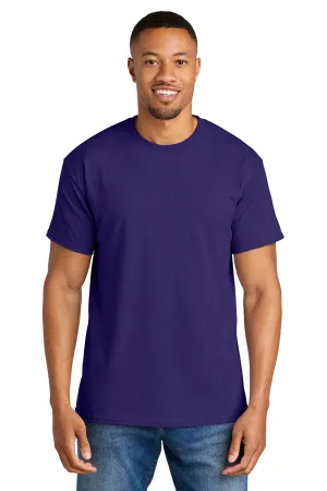 Gildan Mens DryBlend Moisture Wicking Short Sleeve Crewneck T-Shirt - Purple  Affordable Clothing Gildan