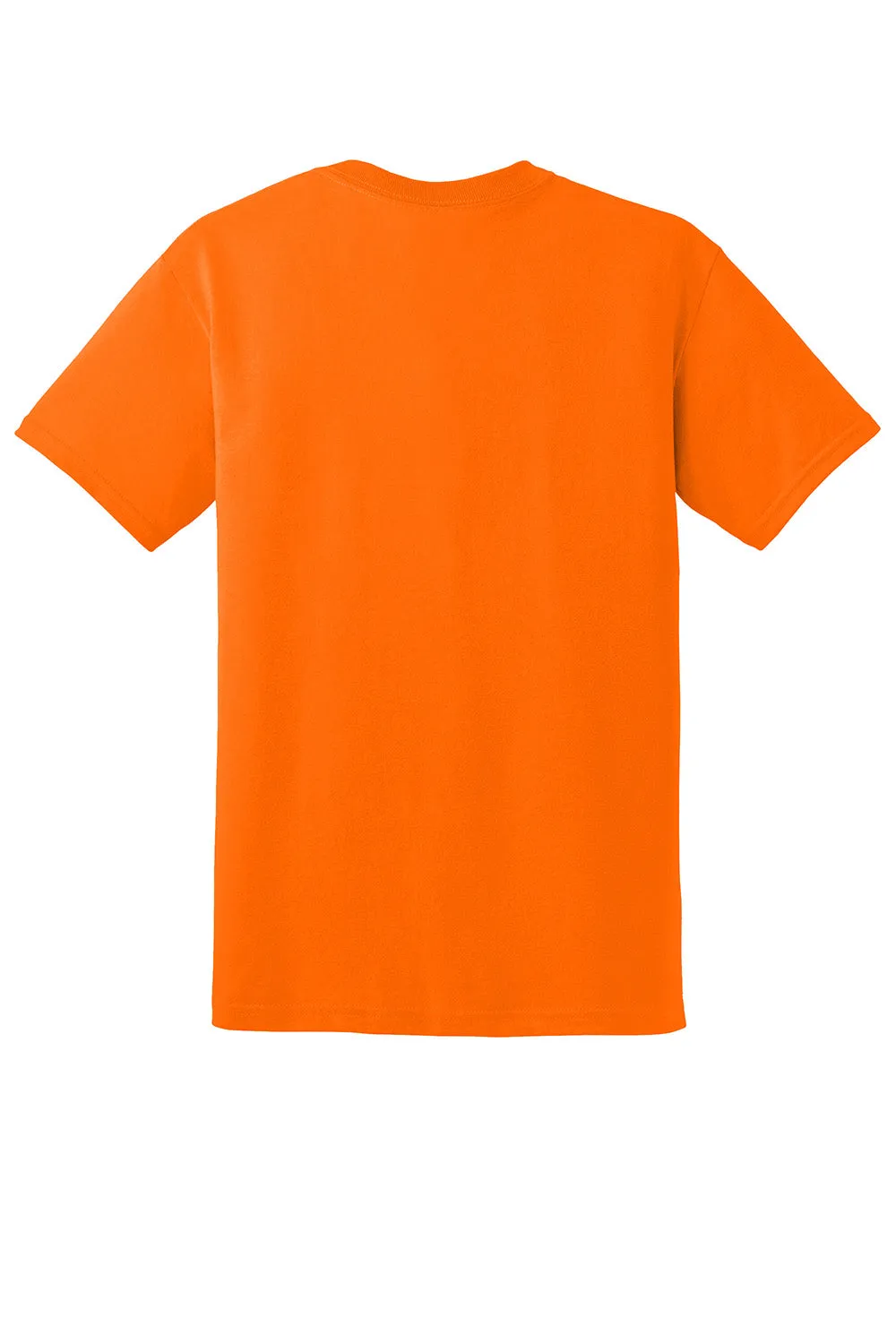 Gildan Mens DryBlend Moisture Wicking Short Sleeve Crewneck T-Shirt - Safety Orange  Affordable Clothing Gildan