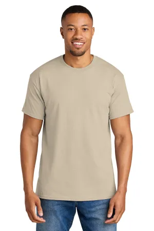 Gildan Mens DryBlend Moisture Wicking Short Sleeve Crewneck T-Shirt - Sand  Affordable Clothing Gildan