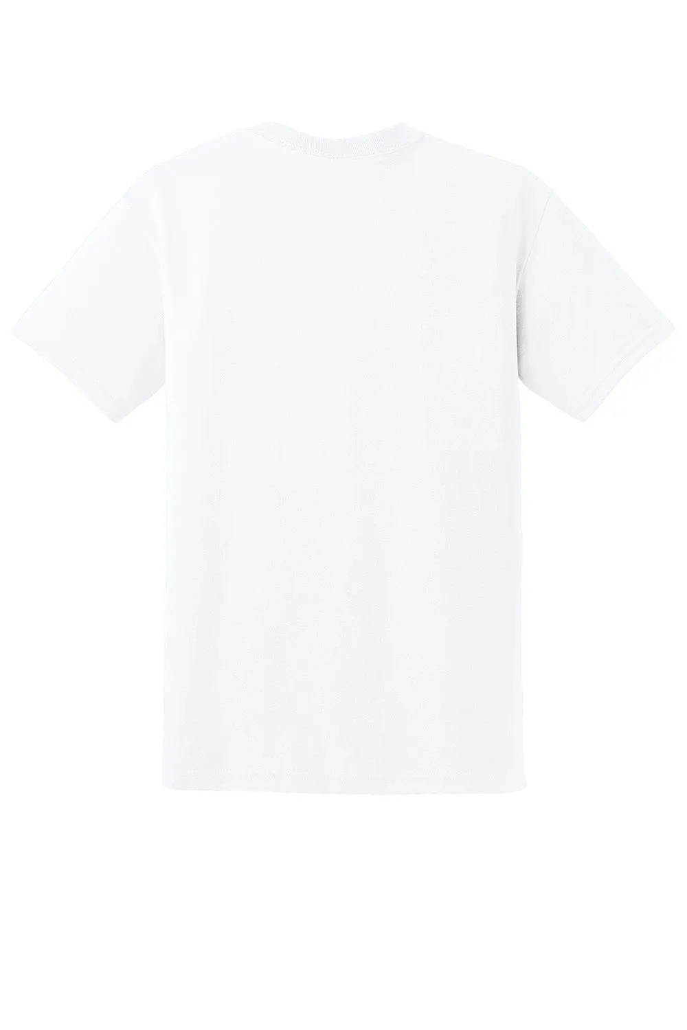 Gildan Mens DryBlend Moisture Wicking Short Sleeve Crewneck T-Shirt - White  Affordable Clothing Gildan