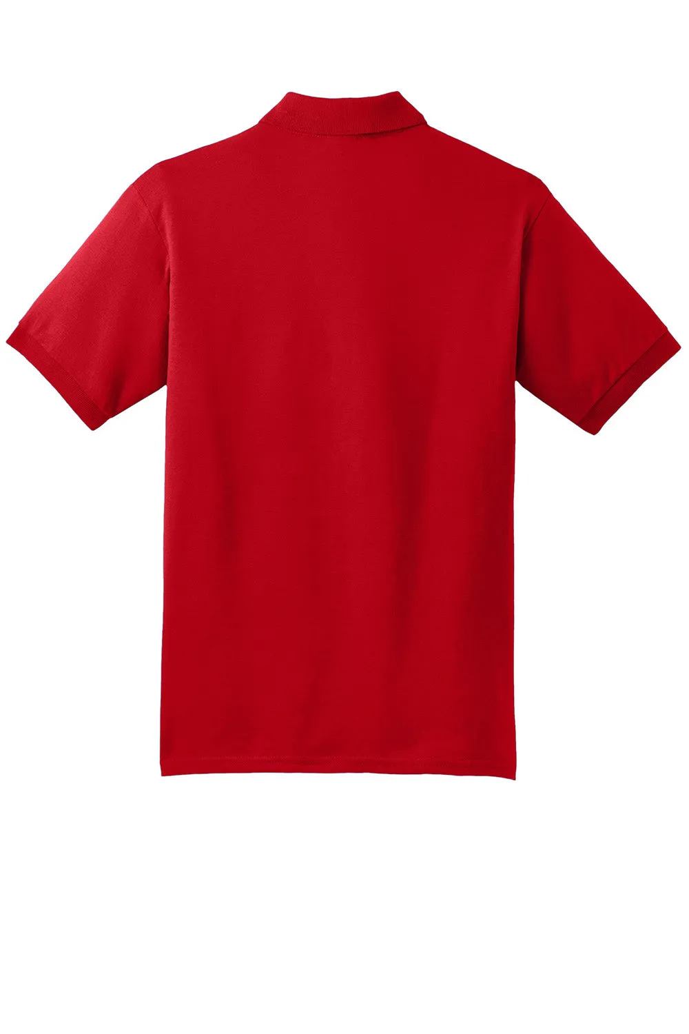 Gildan Mens DryBlend Moisture Wicking Short Sleeve Polo Shirt - Red  Affordable Clothing Gildan